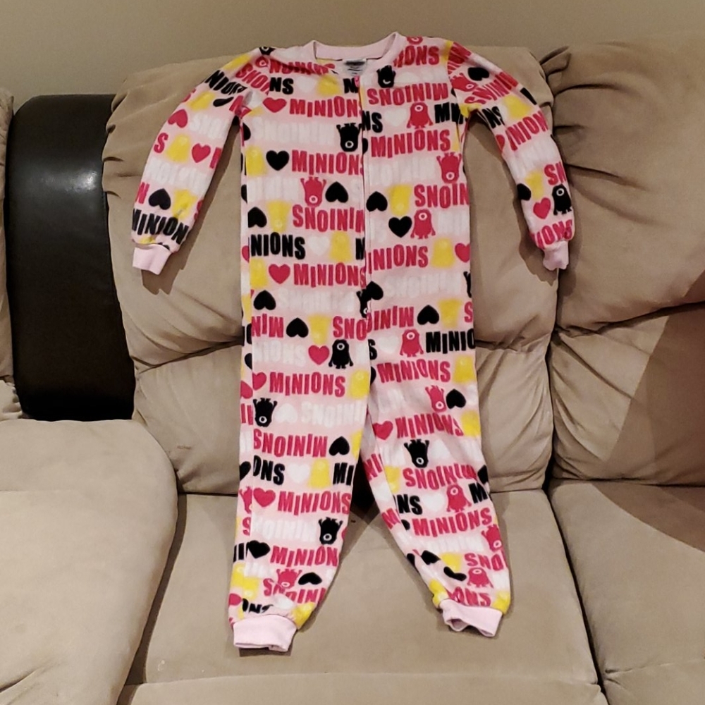 Minion fleece onesie